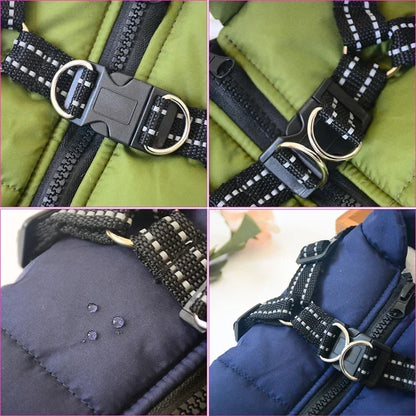 CozyTrek™ Waterproof Dog Jacket & Harness