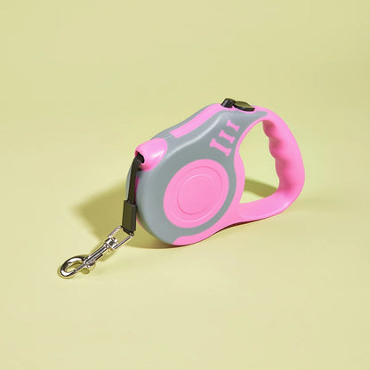 QuickWalk™ Retractable Leash – Dual Size, Safe Control