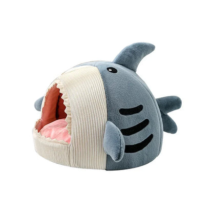 SharkSnuggle™ – Cozy Plush Pet Bed for Ultimate Comfort