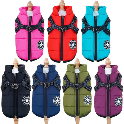 CozyTrek™ Waterproof Dog Jacket & Harness