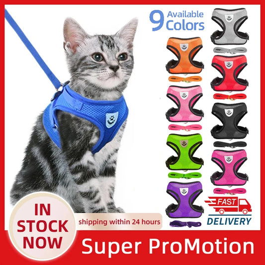 PawsEase™ Adjustable Mesh Harness