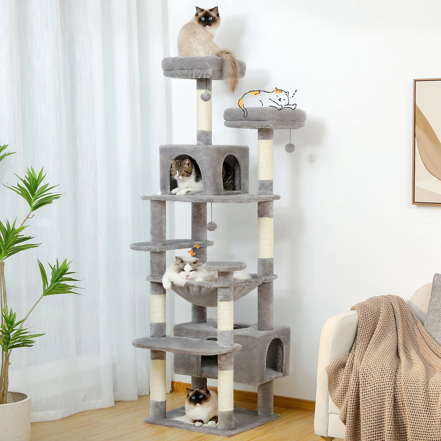 MaxiCat™ Luxury Cat Tower