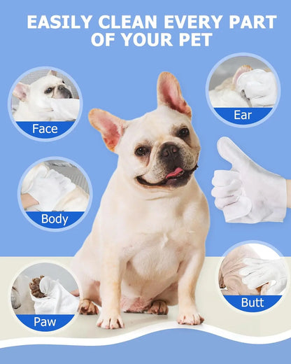 CleanPaws™ PET GLOVE WIPE