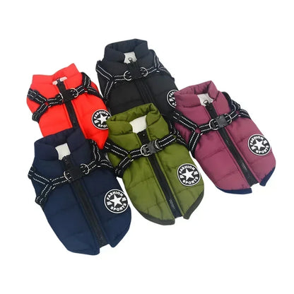 CozyTrek™ Waterproof Dog Jacket & Harness