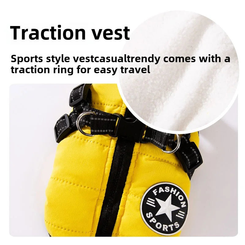 CozyTrek™ Waterproof Dog Jacket & Harness