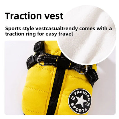 CozyTrek™ Waterproof Dog Jacket & Harness